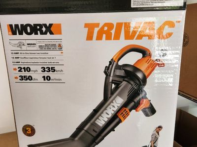 WORX TRIVAC WG509 12 AMP All-in-One Blower/Vac/Mulcher