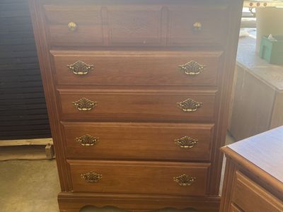 Matching dresser and bed side table
