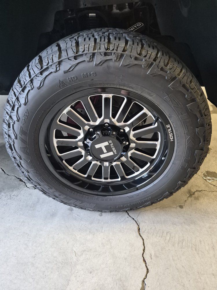 New 20x9 Hostile Titan 8x180 wheels