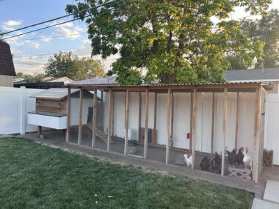 Chicken coop and run