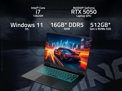 New - GIGABYTE A16 Gaming Laptop - 16GB RAM / 512GB SSD / RTX 5050