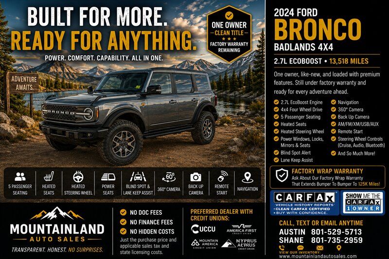 2024 Ford Bronco Badlands