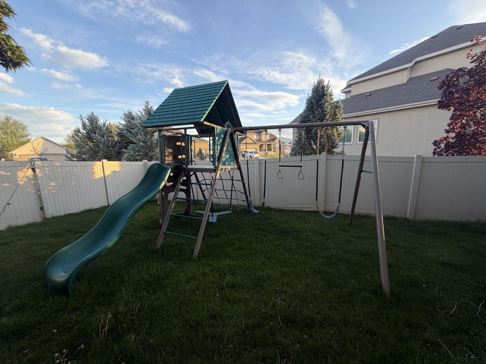 Lifetime swing and slide playground