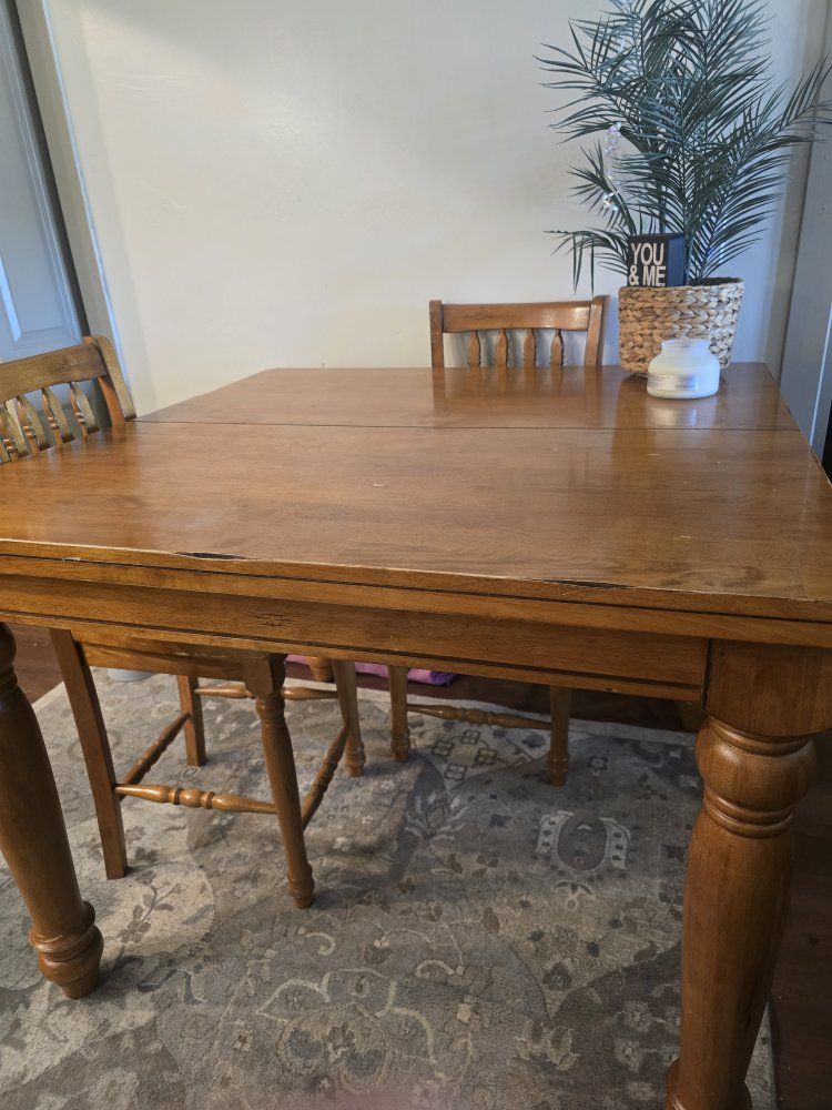 solid oak table