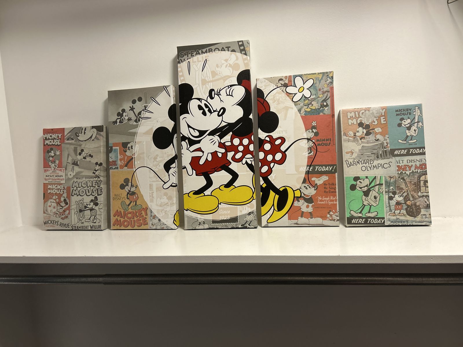 canvas Mickey & Minnie Wall Art