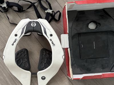 Atlas Neck Brace White and Black with Original Box and Straps size prodigy