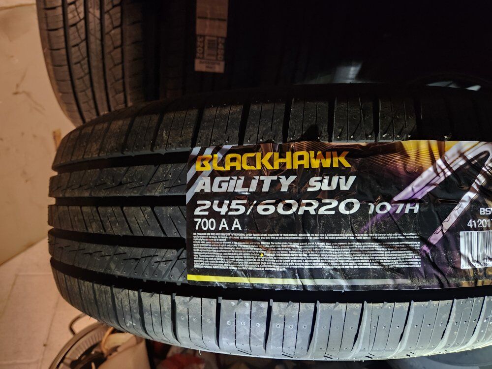 245/60r20 blackhawk agility suv