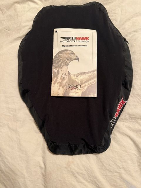 Long-Distance Motorcycle Seat Comfort Package – Airhawk Cushion + Sheepskin Pad