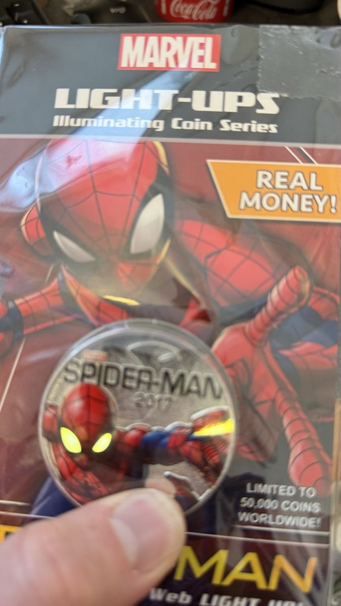 Silver Clad Spiderman Coin