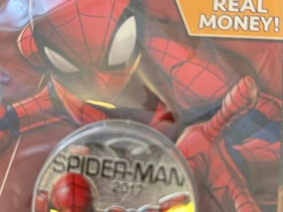 Silver Clad Spiderman Coin