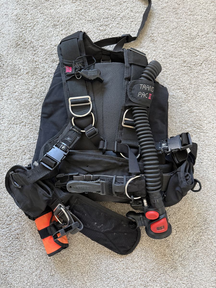 Scuba BCD Dive Rite and Atomic SS1 Secondary