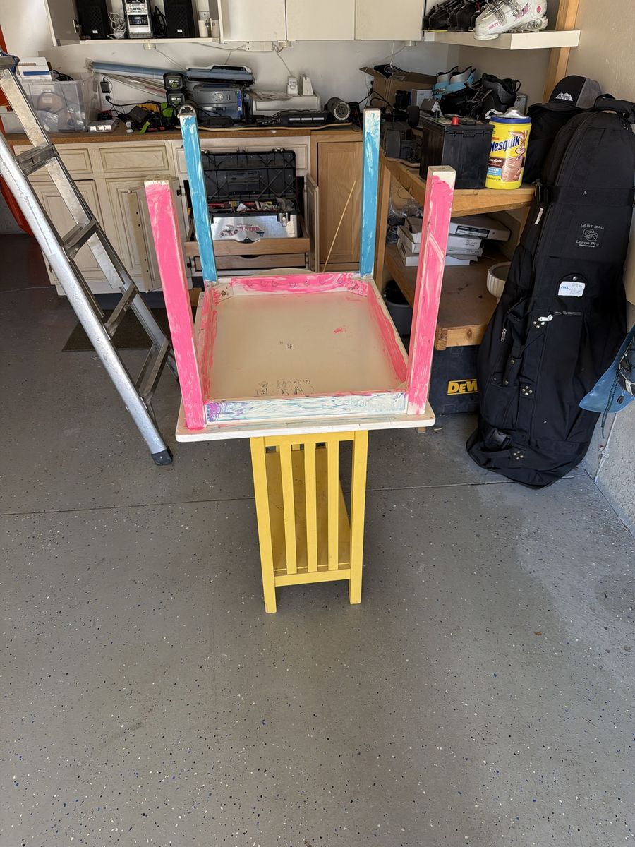 Unique Hand-Painted Kids Table Pottery Barn