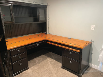 L-shaped Office Furniture Set