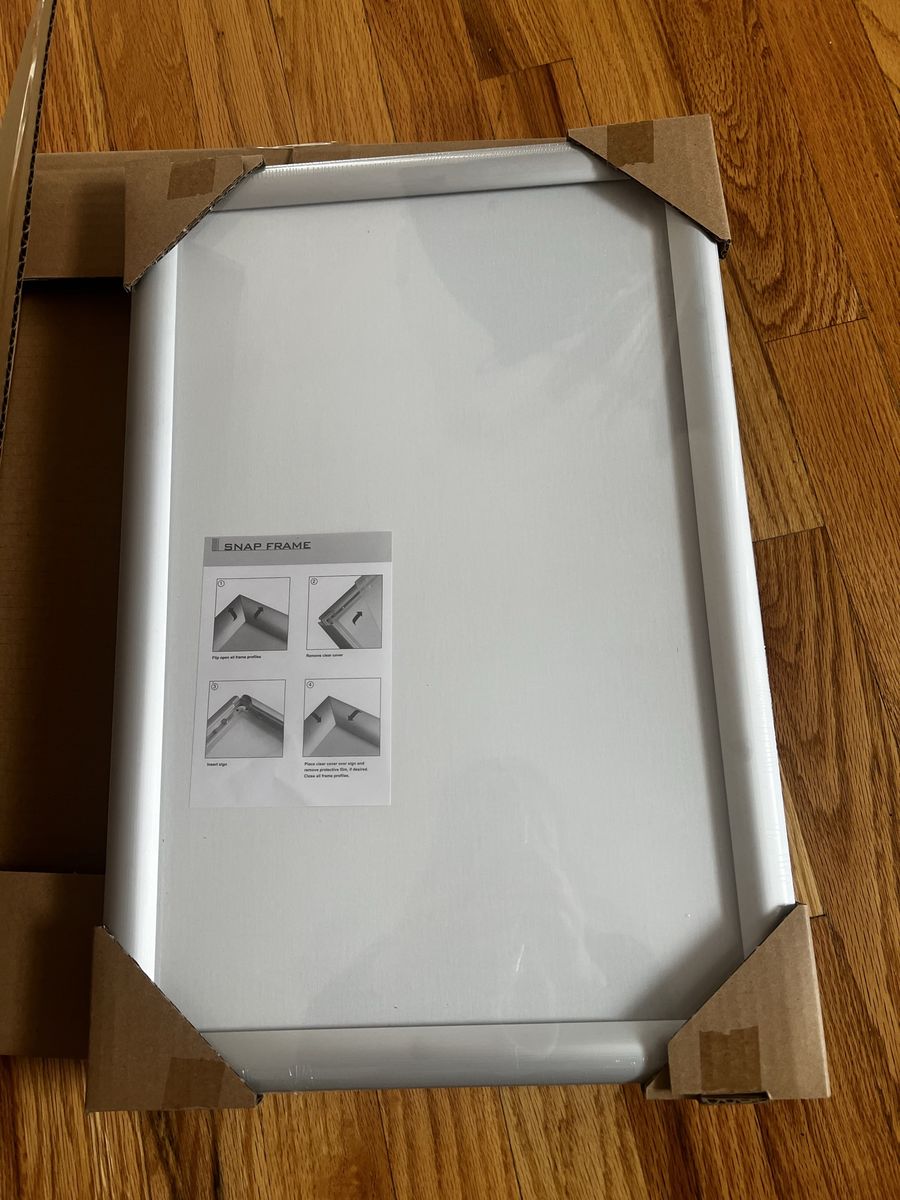 11" x 17" Silver Snap Poster Frames