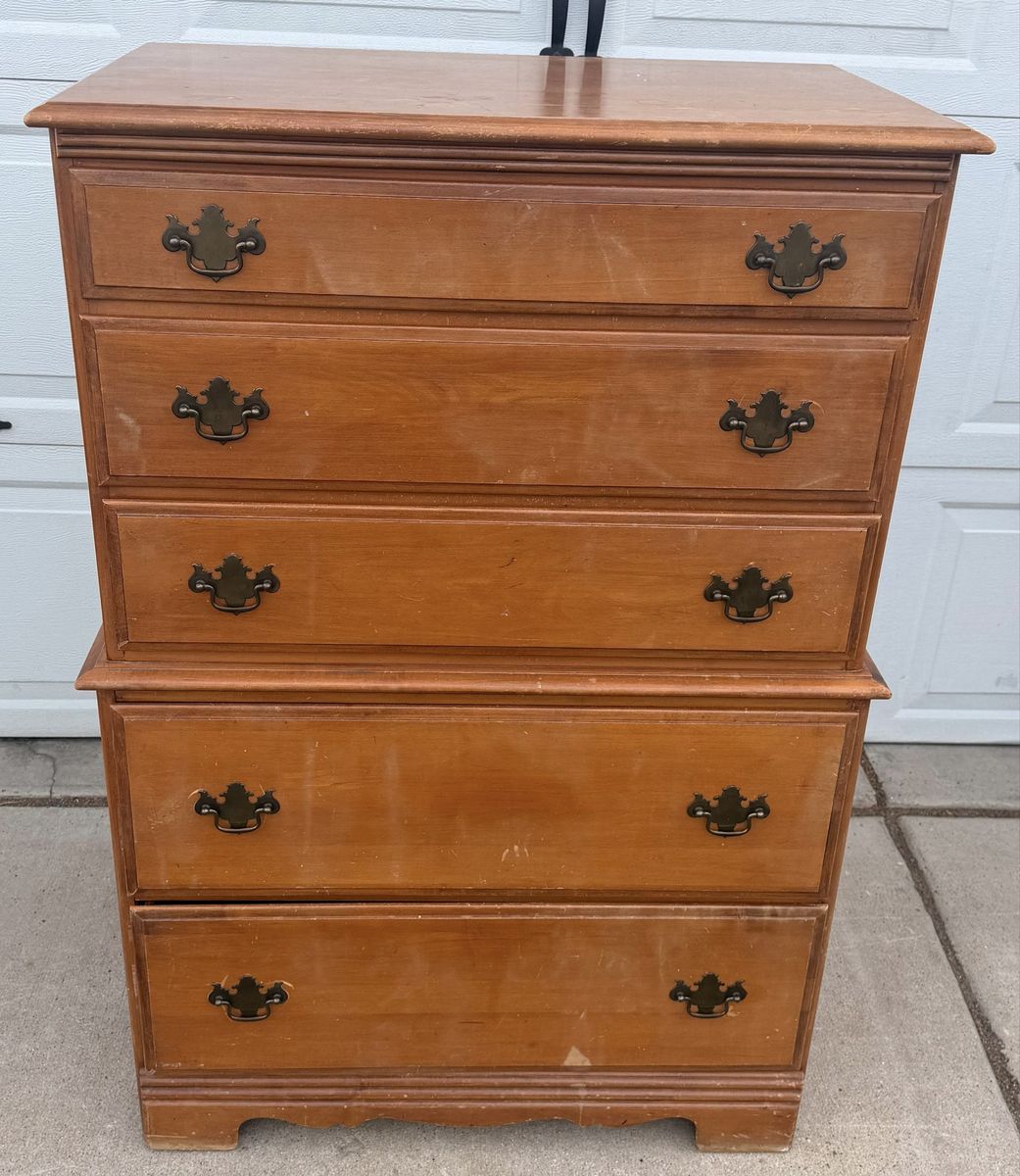 Antique wood dresser
