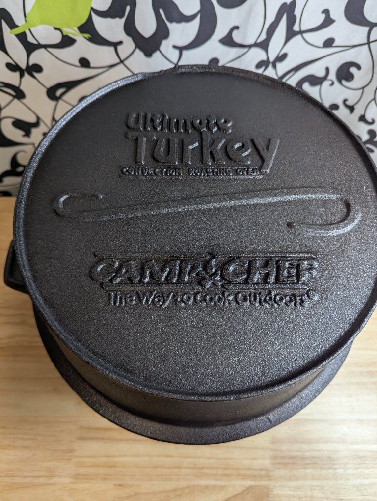 cast iron camp chef ultimate turkey oven