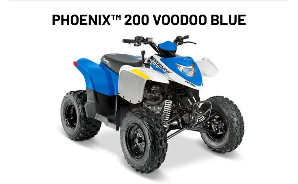 Polaris Pheonix 200 VOODOO BLUE LIKE NEW