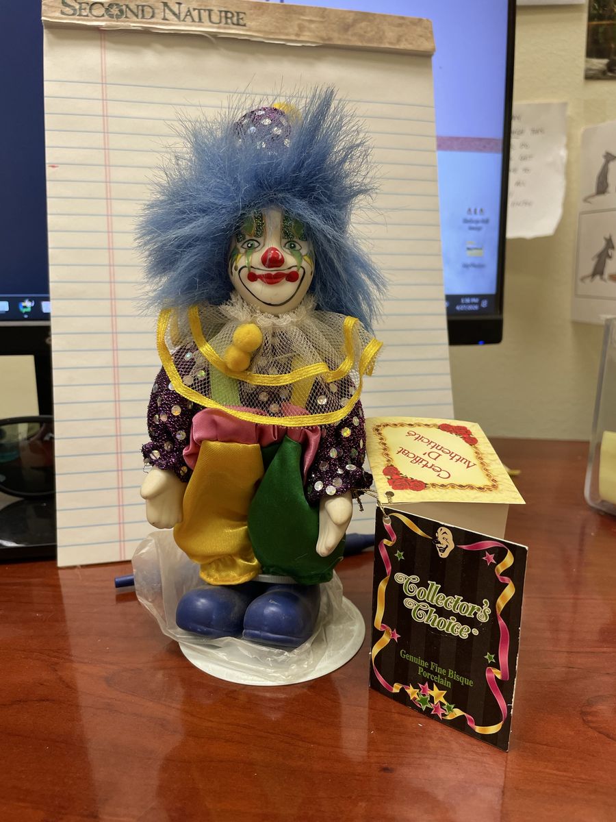 Porcelain Clown Doll