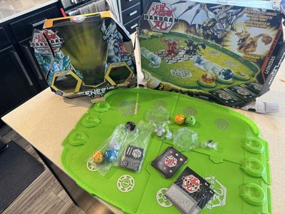 Bakugan Evo Battle Arena and Genesis Collection toys