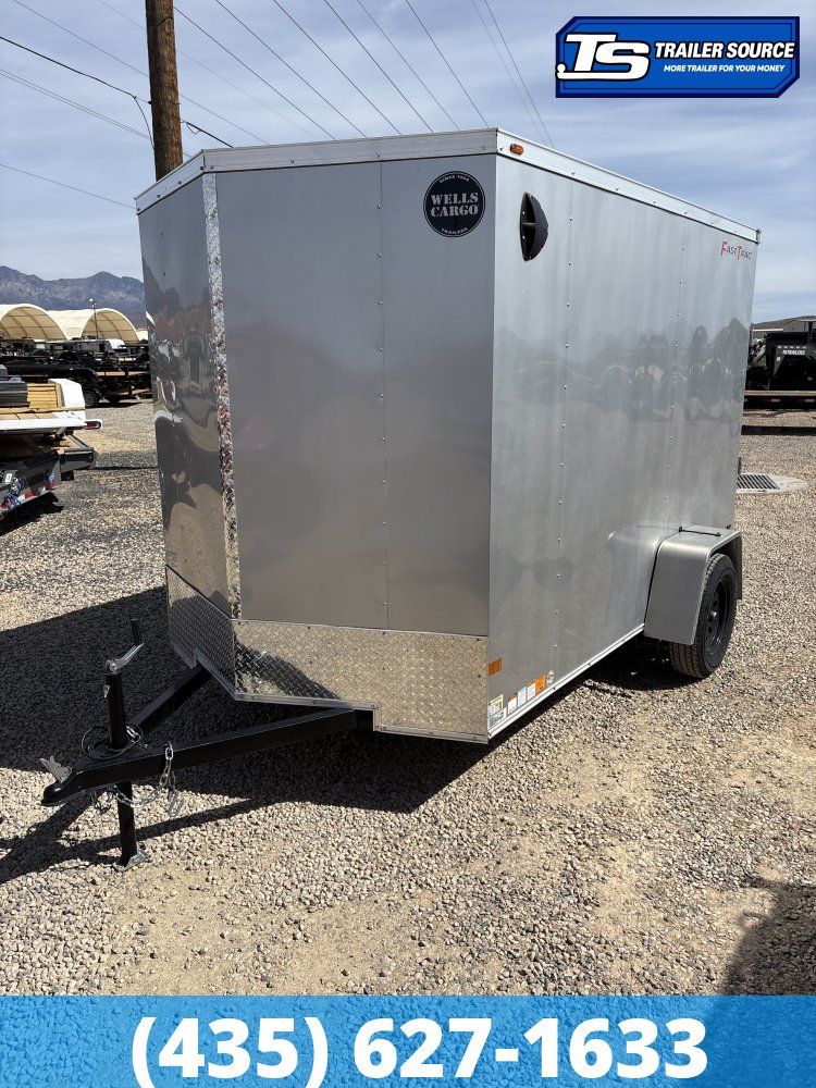 6x10 Wells Cargo Fast Trac Deluxe Enclosed Cargo Trailer - 3.5K GVWR -