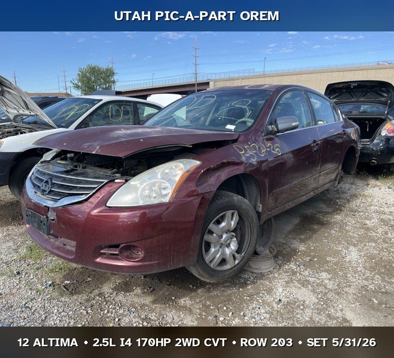 Just In! 2012 Nissan Altima Parts - UTPAP Orem