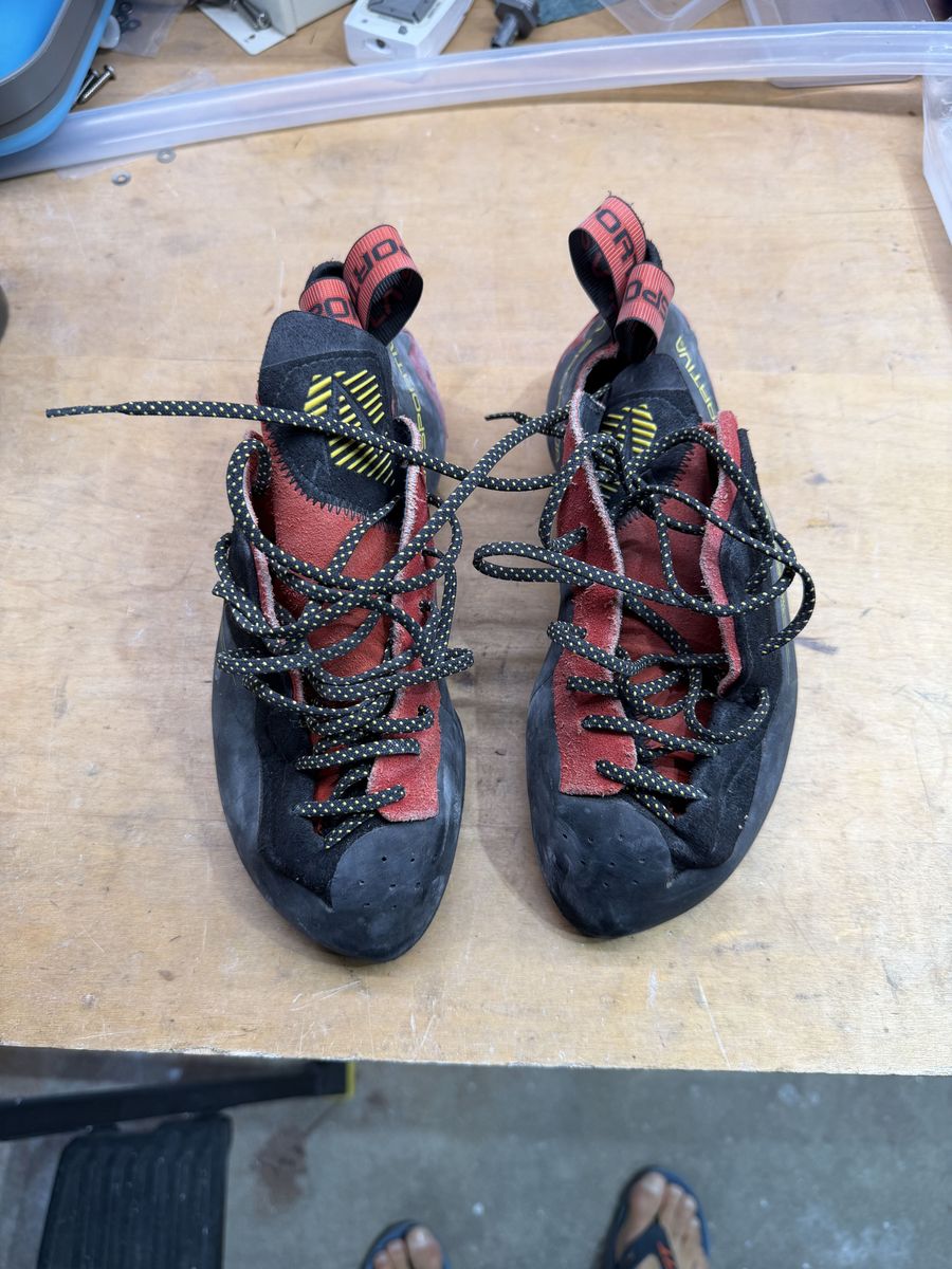 La Sportiva Testarossa Rock Climbing Shoes, Size 41.5