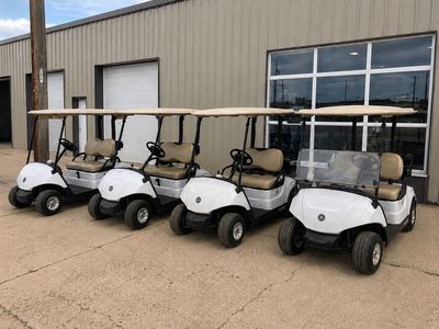 4 2018 Yamaha Drive2 EFI Quietech Golf Carts Available!