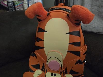 Loungefly Disney Winnie the Pooh Tigger Mini Backpack with Tigger Lining - New with Tags