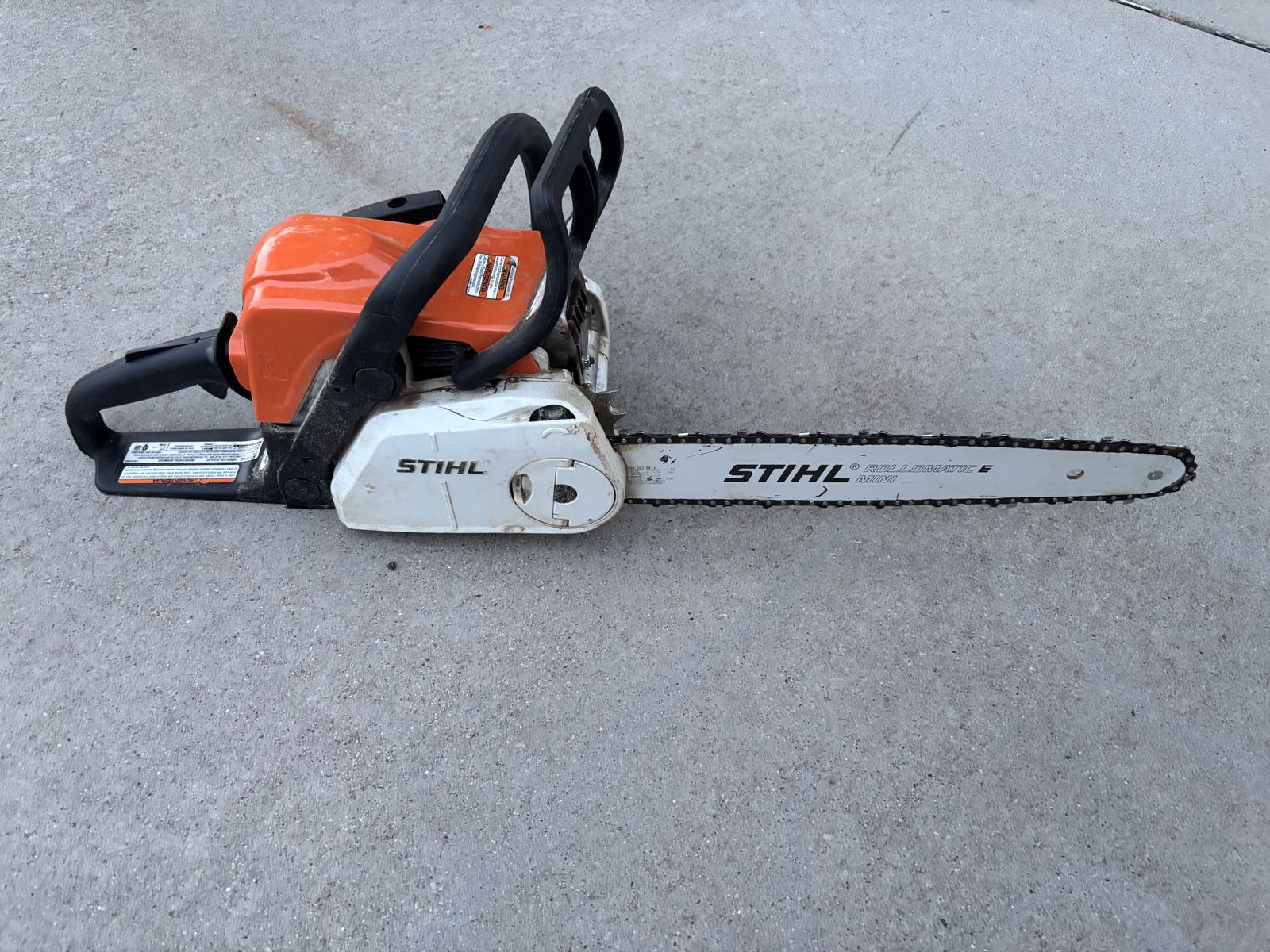 STIHL MS 180 C chainsaw like new