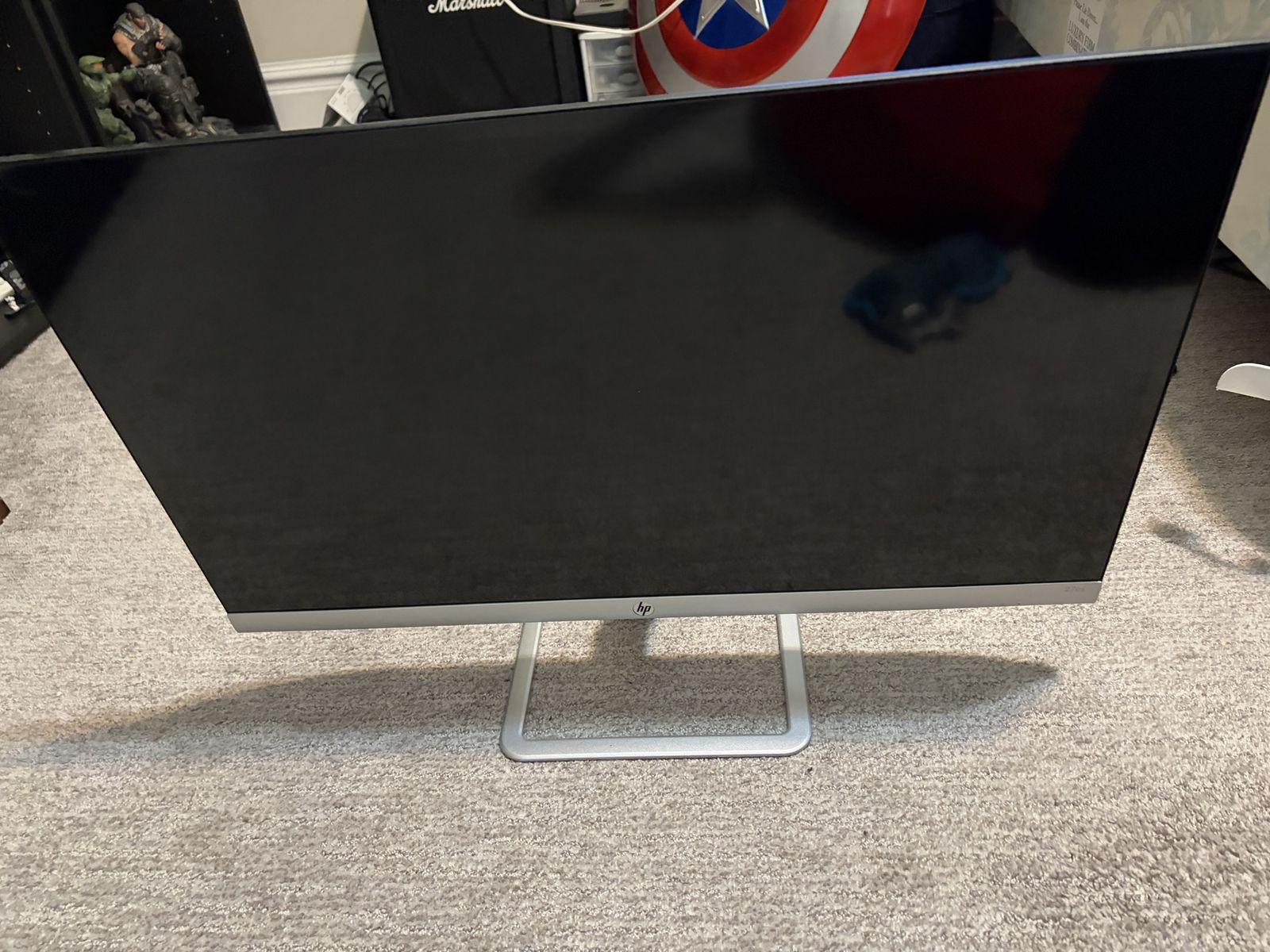 HP 27er 27-Inch Full HD IPS LED Computer Monitor - Silver/Black