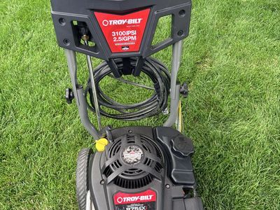 Troy Bilt 3100 8.75 hp pressure washer