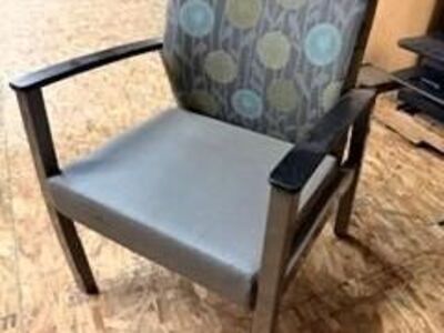 Side chair with Floral Design