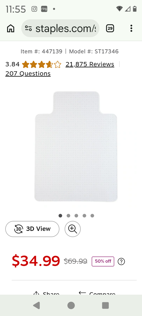 Office mat