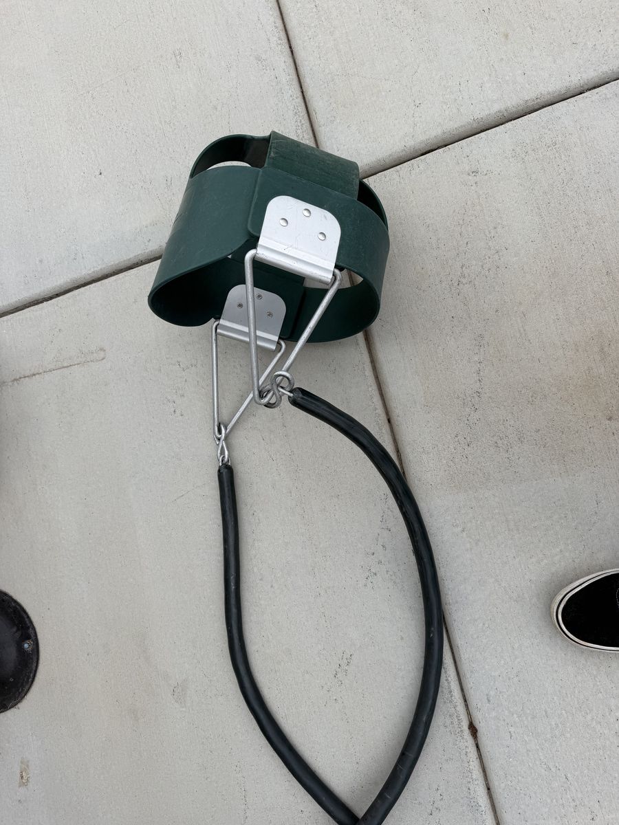 Toddler high back swing