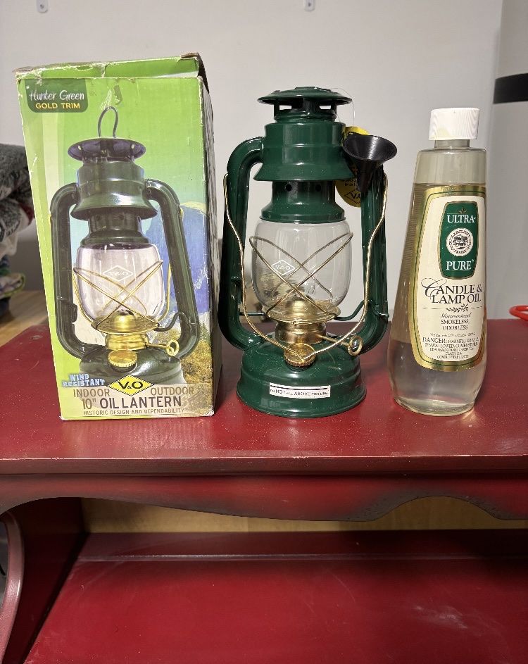 Oil Lamp with Oil