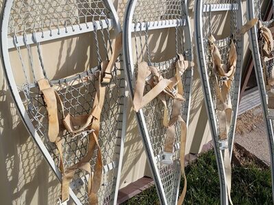 2 pair, military snowshoes, Ultra Strong Magnesium Frame 46”
