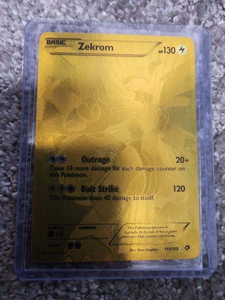 Zekrom Legendary Treasures Pokemon Card