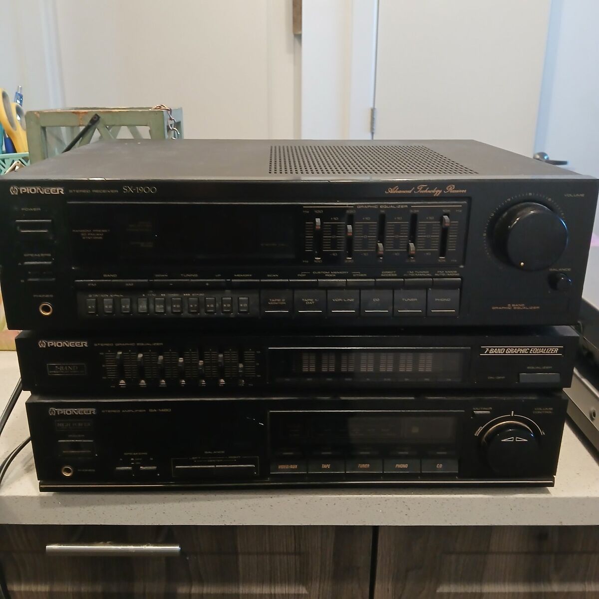 pioneer receiver and intergraded amp