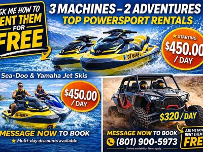 Sea Doo, Jet Ski, Waverunner RENTAL
