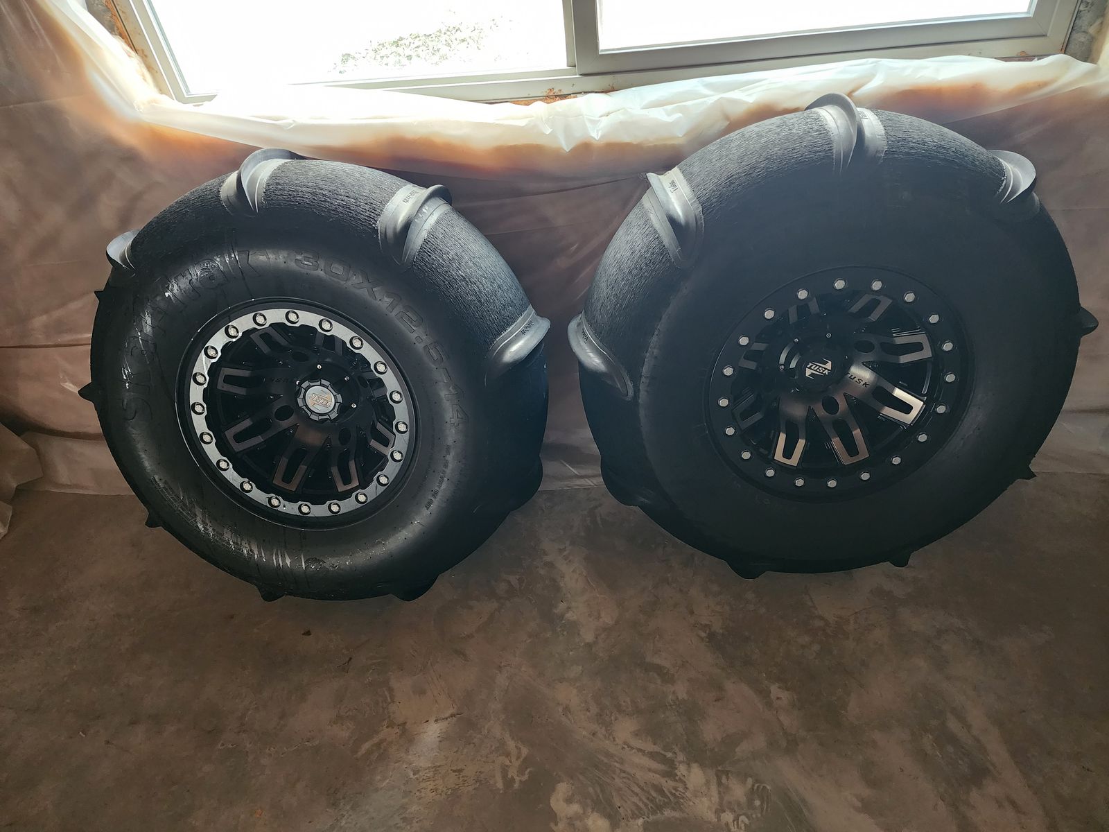Scat-Trak Paddle Tires & Sand Blaster Sand Tires W/Beadlock Rims