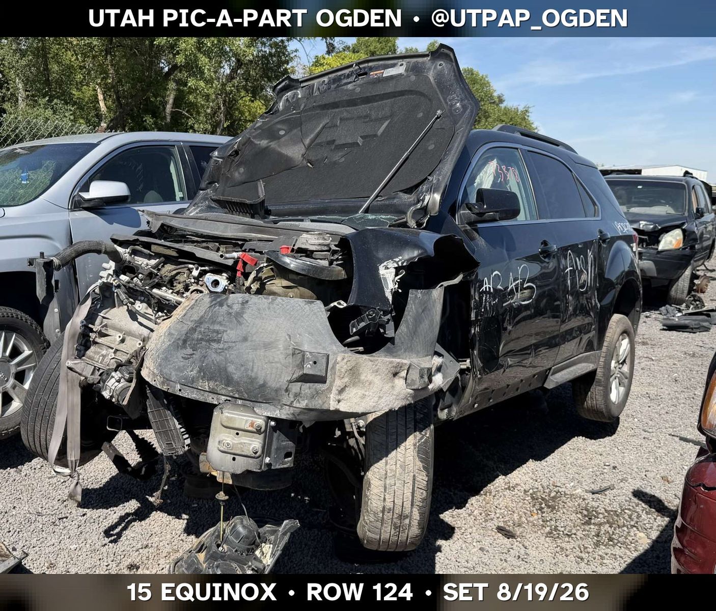 Just In! 2015 Chevrolet Equinox Parts - UTPAP Ogden