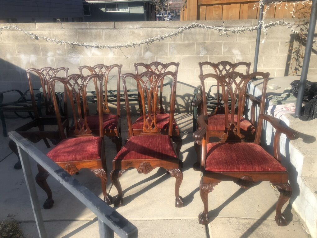 Vintage Chippendale Chairs