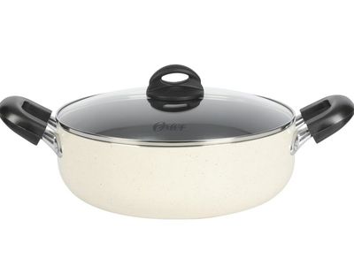 *NEW* Oster Clairborne Linen 6.9-Quart Aluminum Caldero Dutch Oven