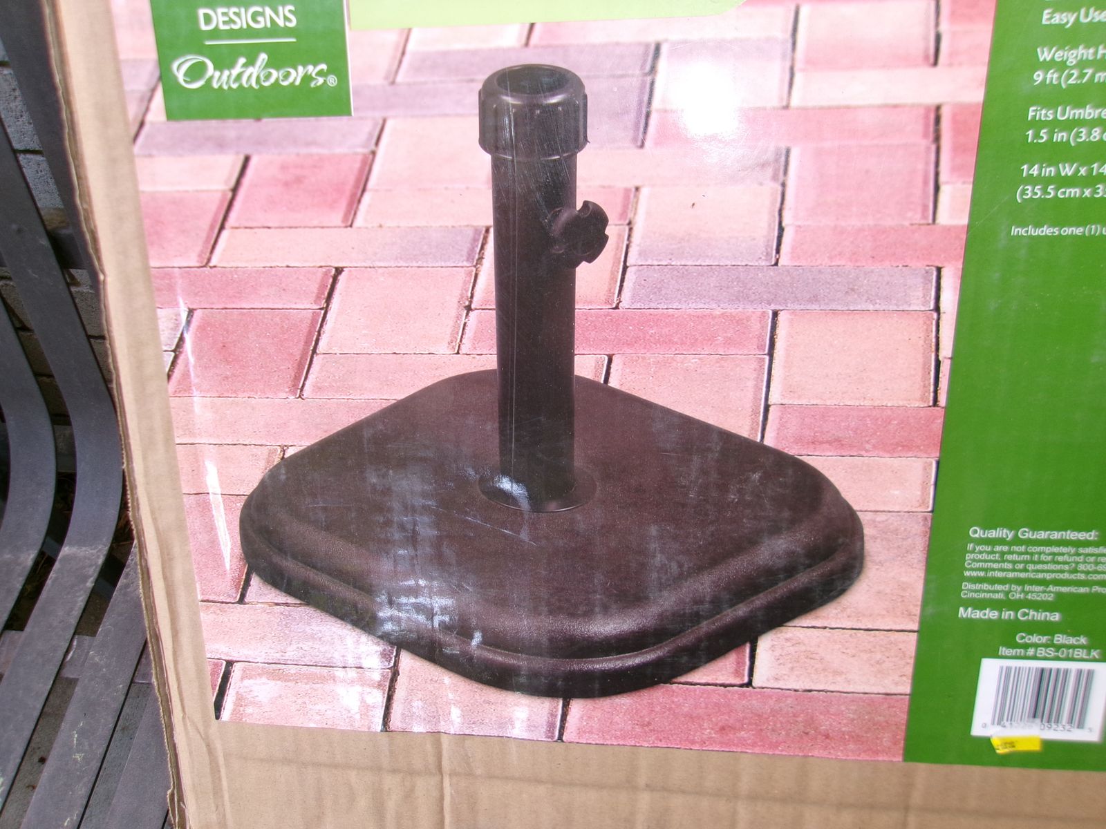 HD Designs Patio Umbrella Base - New in Box