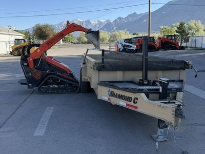 Dingo and Dump Trailer Combo for Rent - Mini Track Skid Combo
