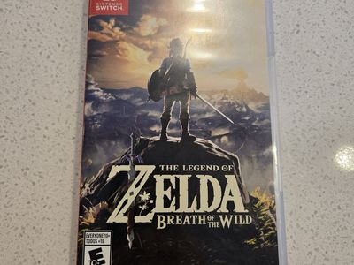 The Legend of Zelda Breath of the Wild - Nintendo Switch Game Cartridge with Case