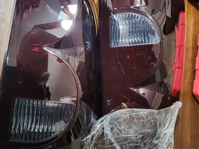 2003-2006 Chevy Silverado Smoked Tail Lights Set - Passenger & Driver Side Rear Brake Lamps