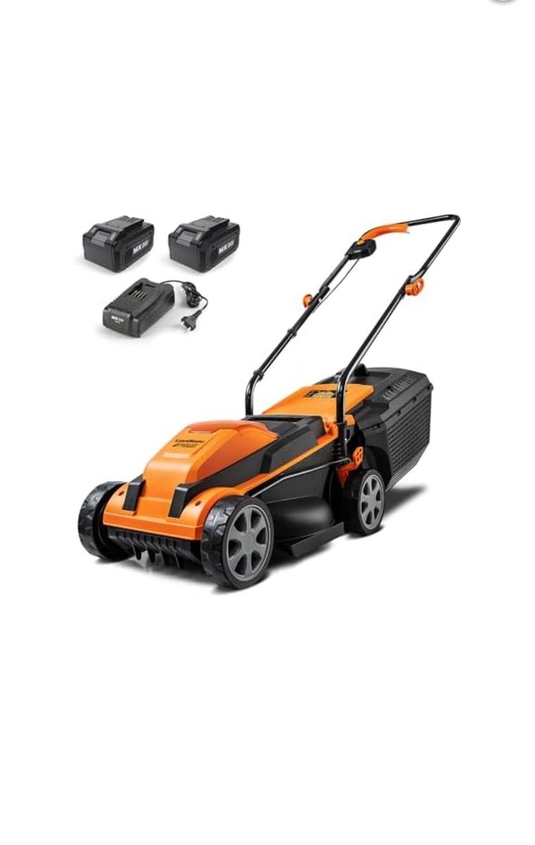 LawnMaster Cordless 13-Inch Lawn Mower
