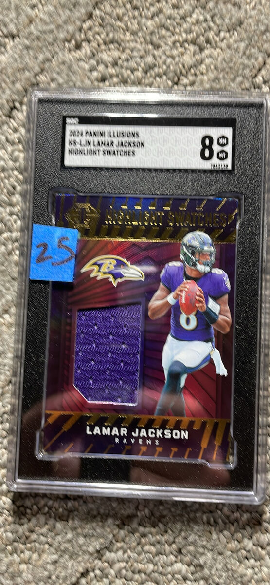 Lamar Jackson Baltimore Ravens graded slabs $25-$30