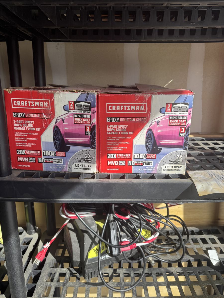 2x 2 car, Garage Epoxy Kits